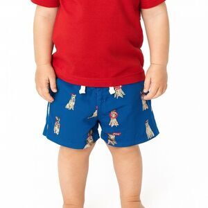 Chubbies “Lifeguard Dogs” Blue Swim Trunks 18–24 Resortwear Beachy Coastal  Pock